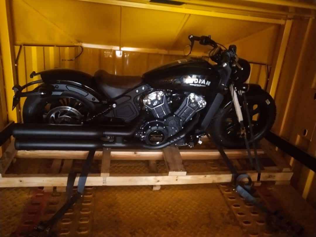 Safe bike transport and enclosed two wheeler shifting services by Bilota Movers India